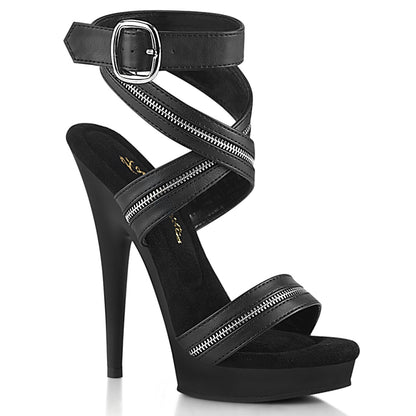 Fabulicious  Pompes SULTRY-619 BLK FAUX CUIR / BLK MATTE