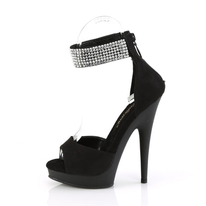 Fabulicious  Pompes SULTRY-625 BLK FAUX SUDE / BLK MATTE