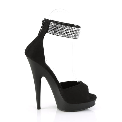 Fabulicious  Pompes SULTRY-625 BLK FAUX SUDE / BLK MATTE
