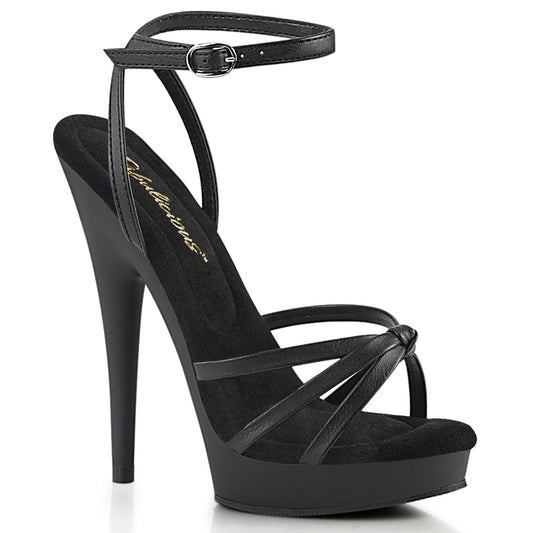 Fabulicious  Pompes SULTRY-638 BLK FAUX CUIR / BLK MATTE