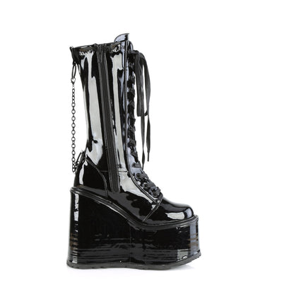 DemoniaCult  Boots SWING-150 Blk Stretch Pat