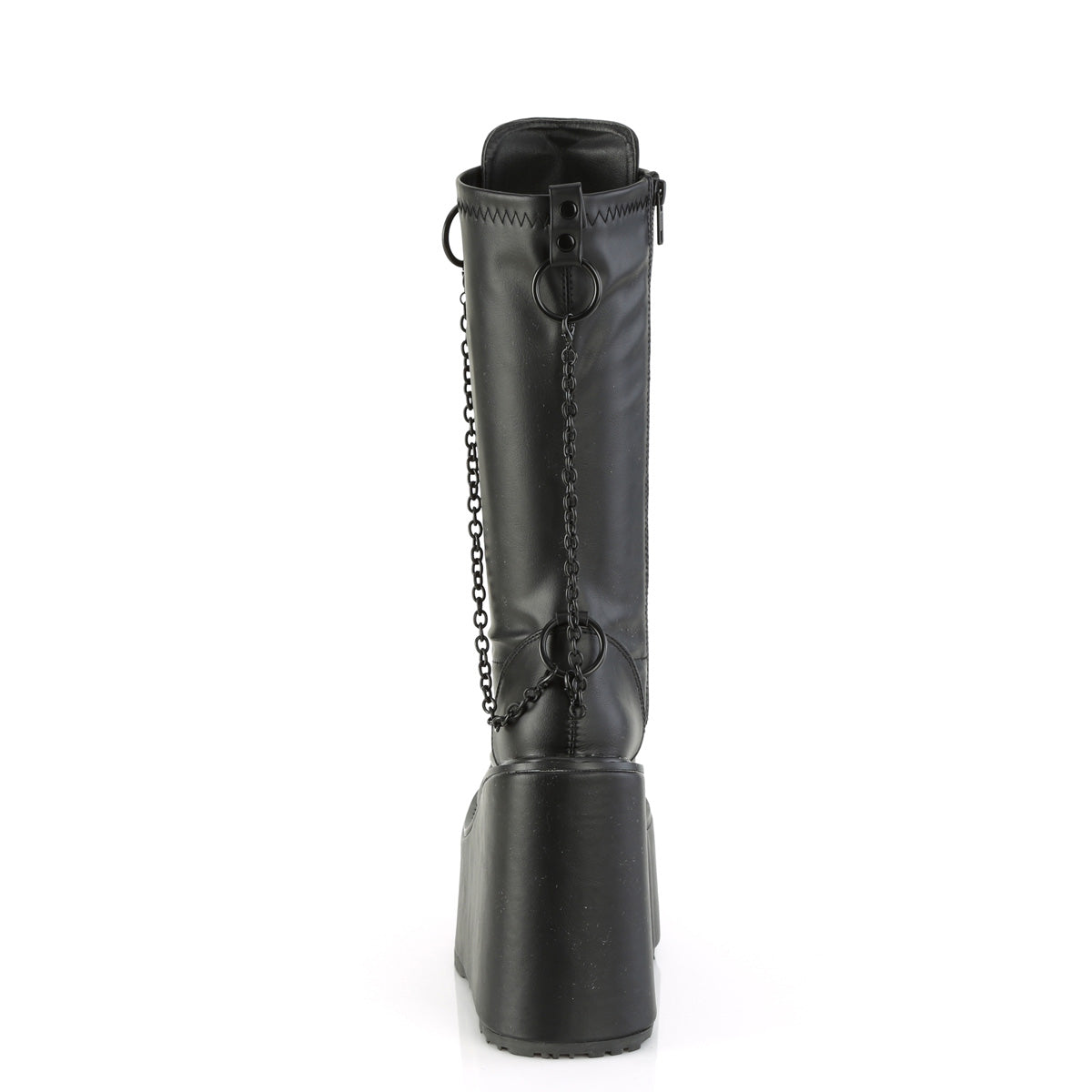 DemoniaCult  Boots SWING-150 Blk Stretch Vegan Leather