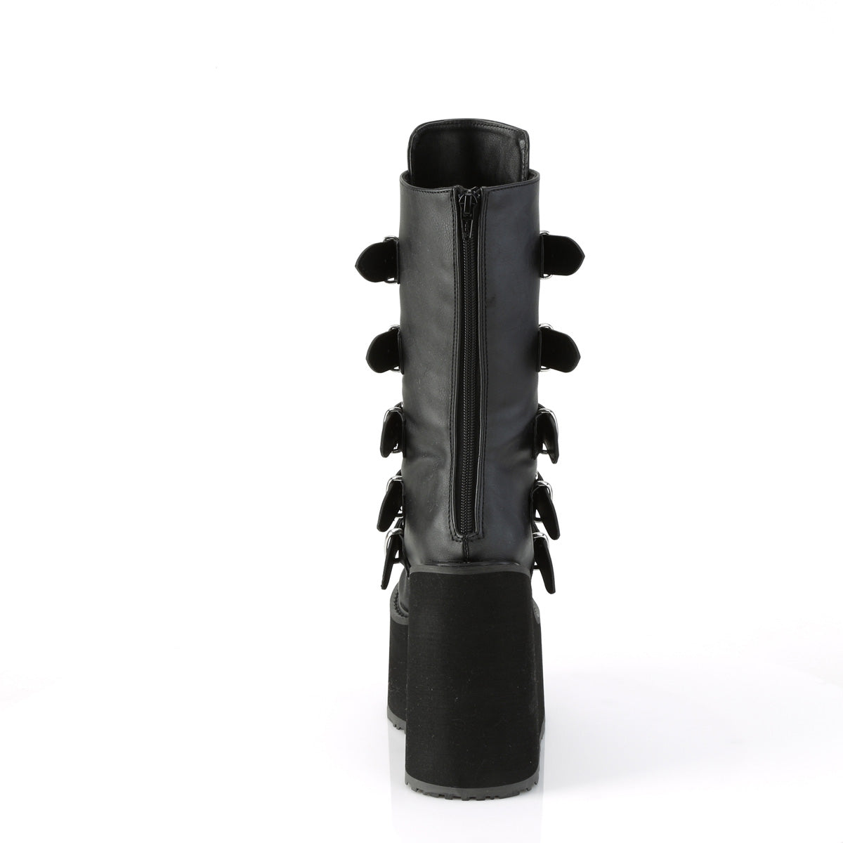 DemoniaCult Bottes de femmes SWING-230 Cuir végétalien BLK