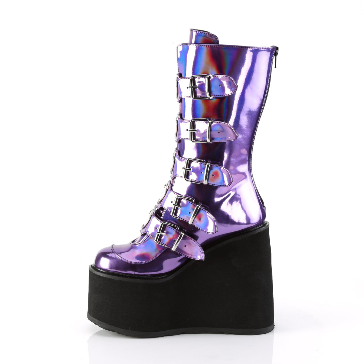 DemoniaCult Bottes de femmes SWING-230 Holo violet