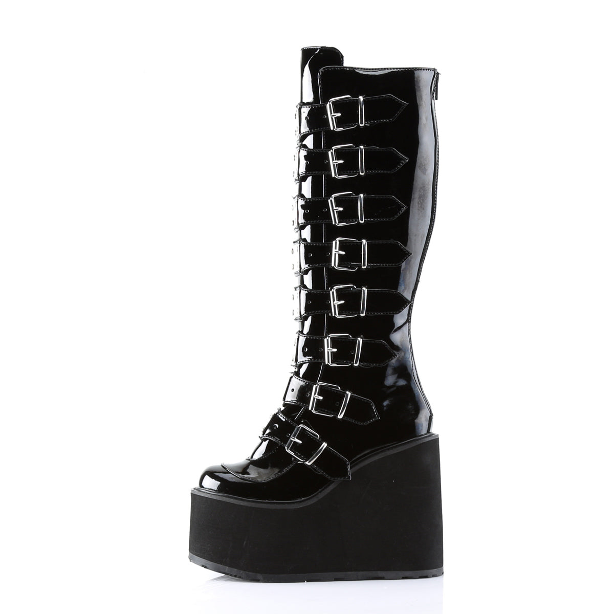 DemoniaCult Womens Boots SWING-815 Blk Pat