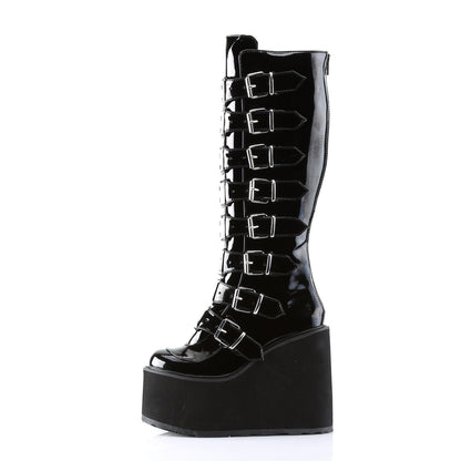 DemoniaCult Womens Boots SWING-815 Blk Pat