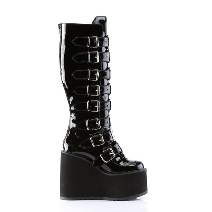 DemoniaCult Womens Boots SWING-815 Blk Pat
