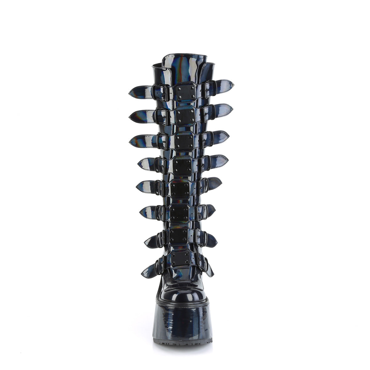 DemoniaCult  Bottes SWING-815 Blk Holographic Pat