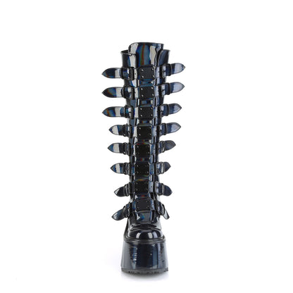 DemoniaCult  Bottes SWING-815 Blk Holographic Pat