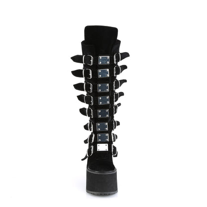DemoniaCult  Boots SWING-815 Blk Velvet