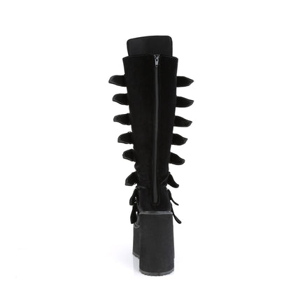 DemoniaCult  Boots SWING-815 Blk Velvet