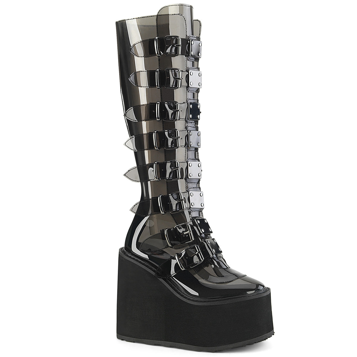 DemoniaCult  Bottes SWING-815C Smoke TPU