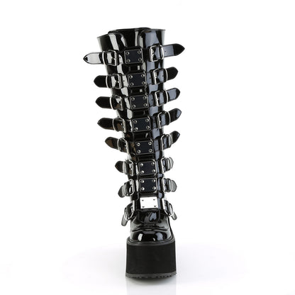 DemoniaCult  Bottes SWING-815wc blk pat