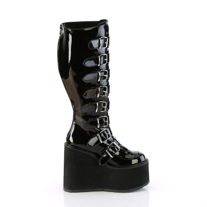 DemoniaCult  Bottes SWING-815wc blk pat