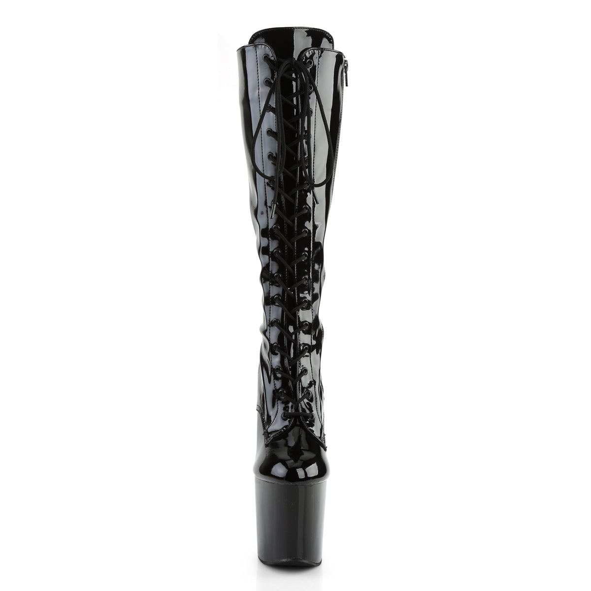 Pleaser Bottes pour femmes TABOO-2023 blk str pat / blk