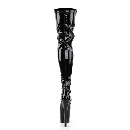 Pleaser Aux femmes  TABOO-3000 BLK STR PAT / BLK