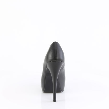 Pleaser Pink Label Pompes pour femmes TEEZE-06W BLK FAUX CUIR