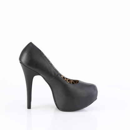 Pleaser Pink Label Pompes pour femmes TEEZE-06W BLK FAUX CUIR