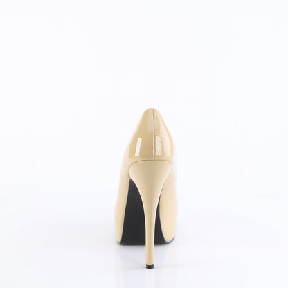 Pleaser Pink Label Pompes pour femmes TEEZETape de crème -06W