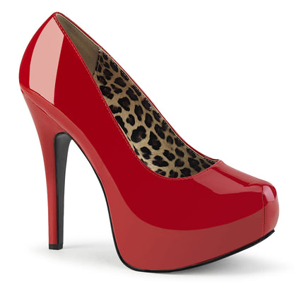 Pleaser Pink Label Pompes pour femmes TEEZE-06w patère rouge