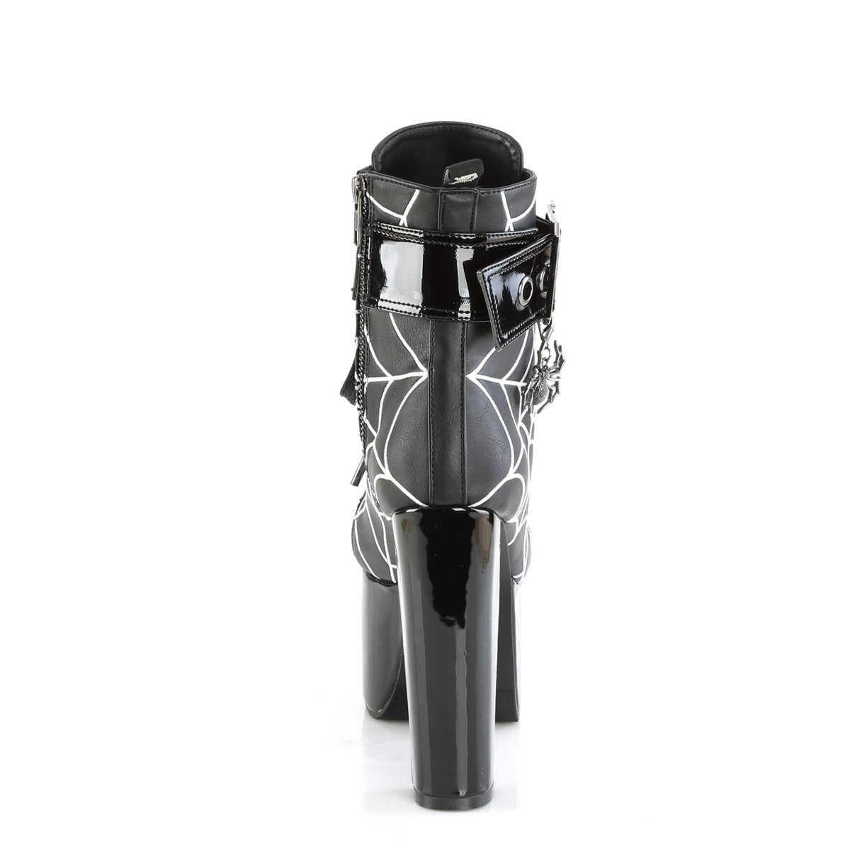 DemoniaCult  Bottines TORMENT-51 Cuir végétalien BLK
