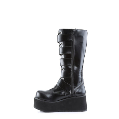 DemoniaCult Mens Boots TRASHVILLE-518 Blk Vegan Leather