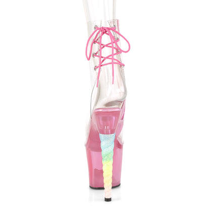 Pleaser Bottines pour femmes unicorn-1018C CLR / Bubble Gum Rose Teinte