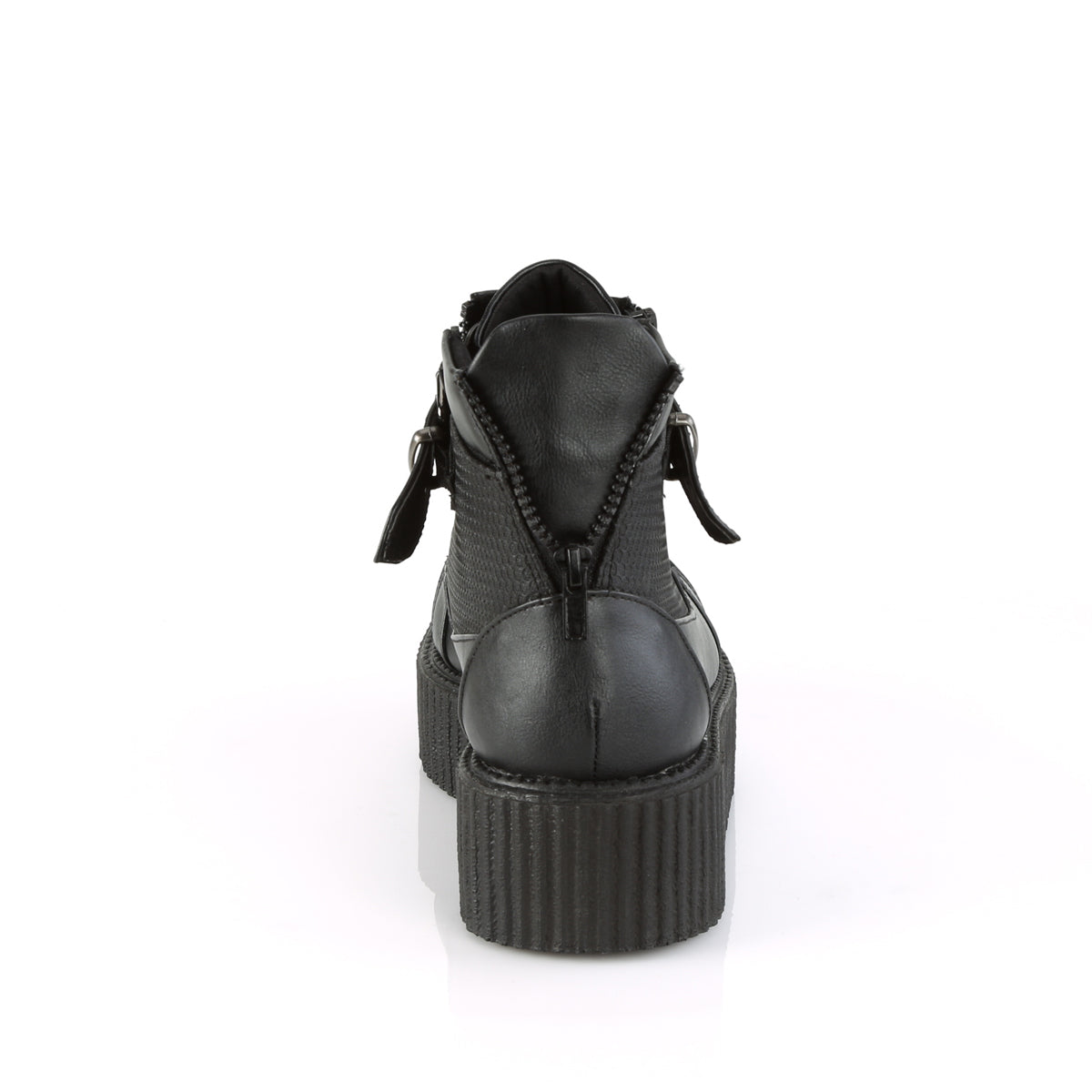 DemoniaCult Mens Low Shoe V-CREEPER-566 Blk Vegan Leather