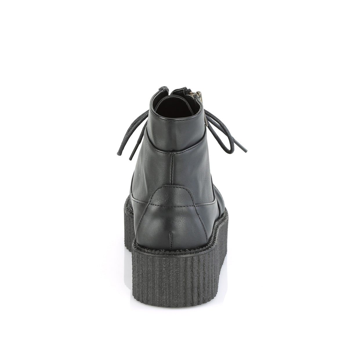 DemoniaCult Chaussure basse pour hommes V-CREEPER-571 Cuir végétalien BLK