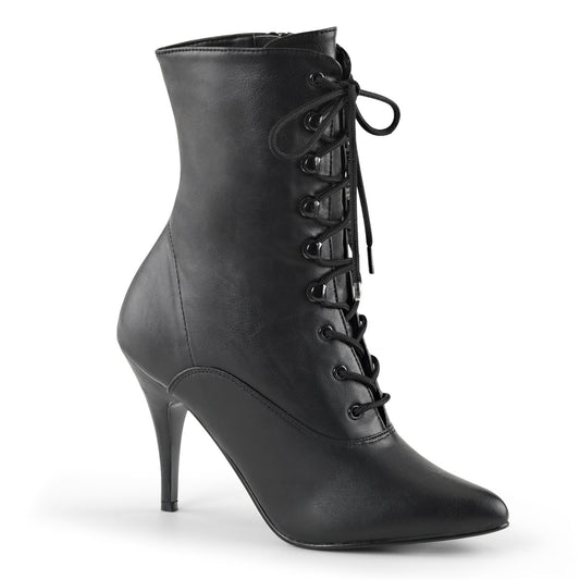 Pleaser Bottines pour femmes VANITY-1020 Blk Faux Cuir