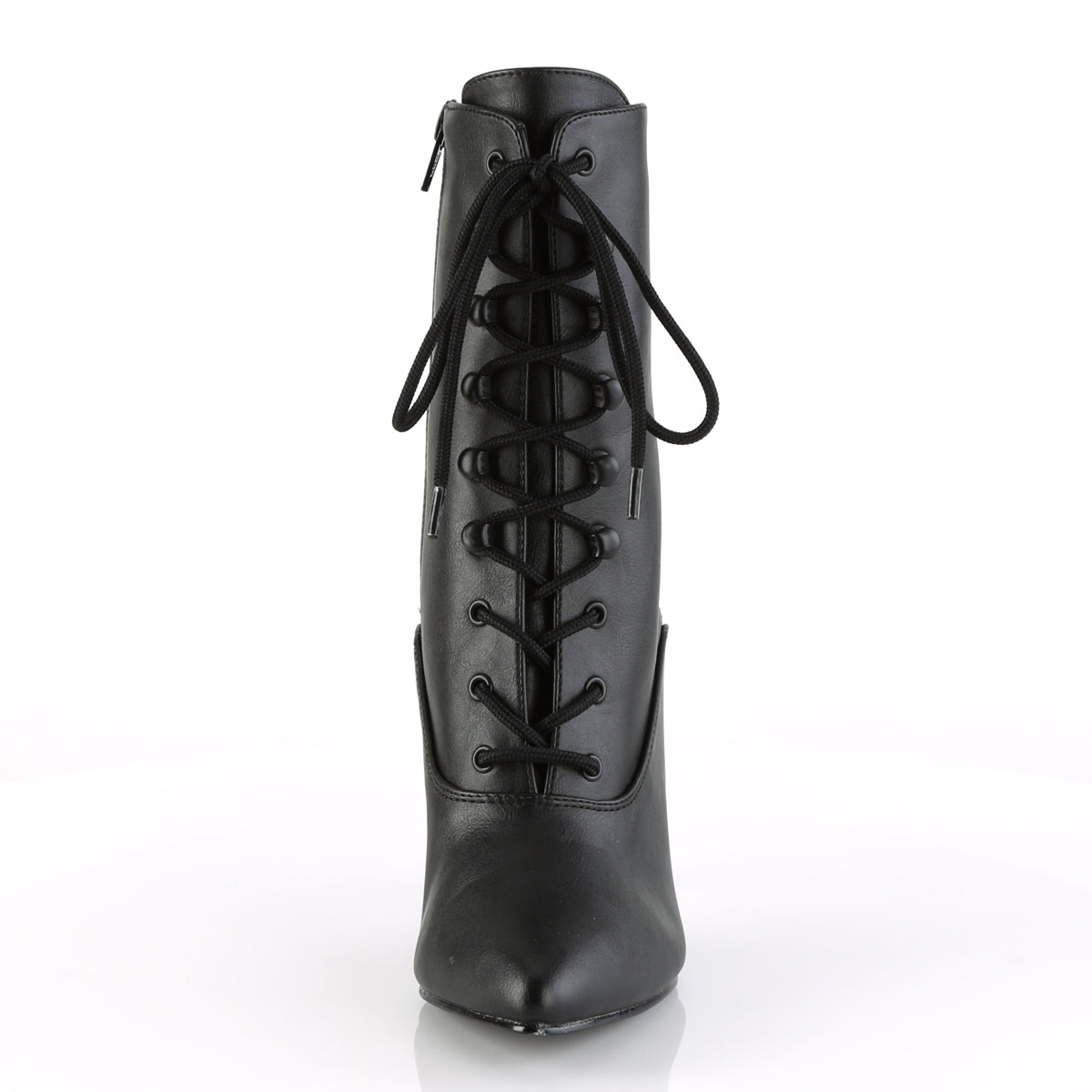 Pleaser Womens Ankle Boots VANITY-1020 Blk Faux Leather
