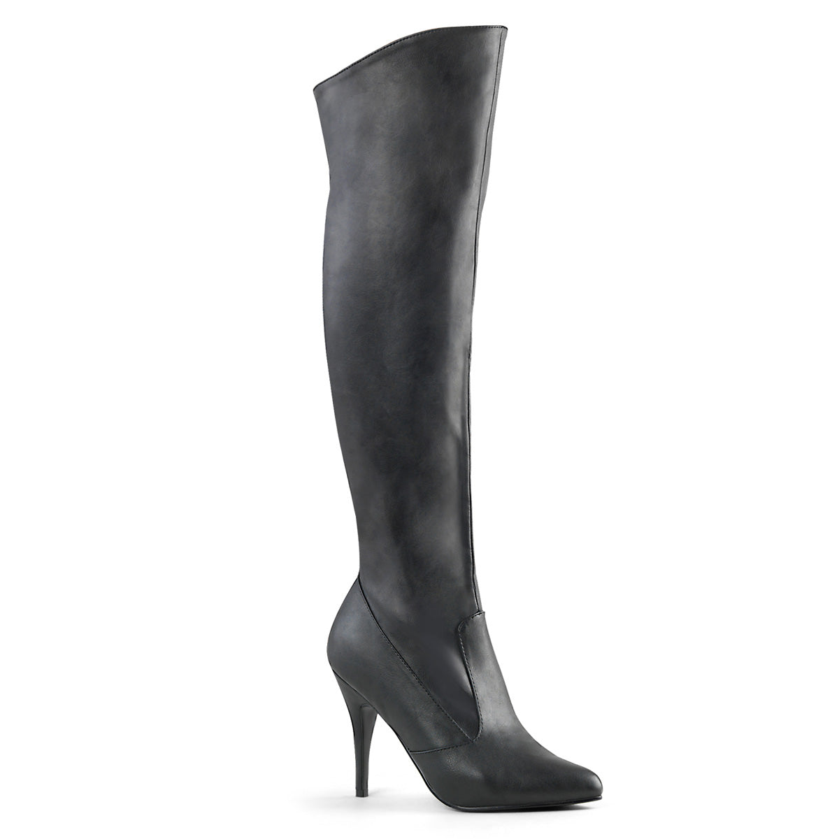 Pleaser Womens Boots VANITY-2013 Blk Faux Leather
