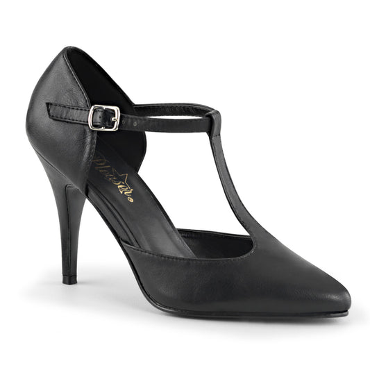 Pleaser Pompes pour femmes VANITY-415 Blk Faux Cuir