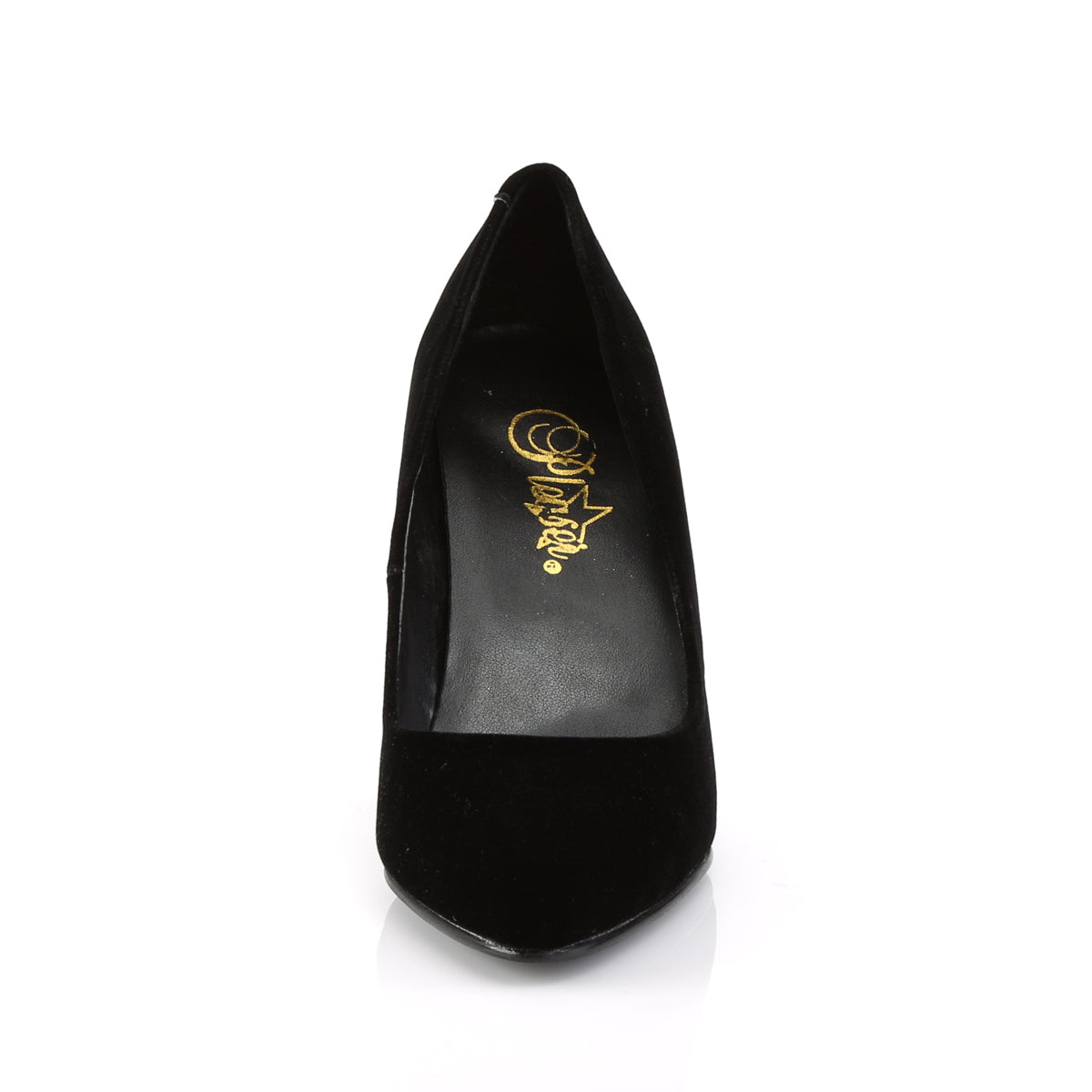 Pleaser Pompes pour femmes VANITY-420 Blk velvet