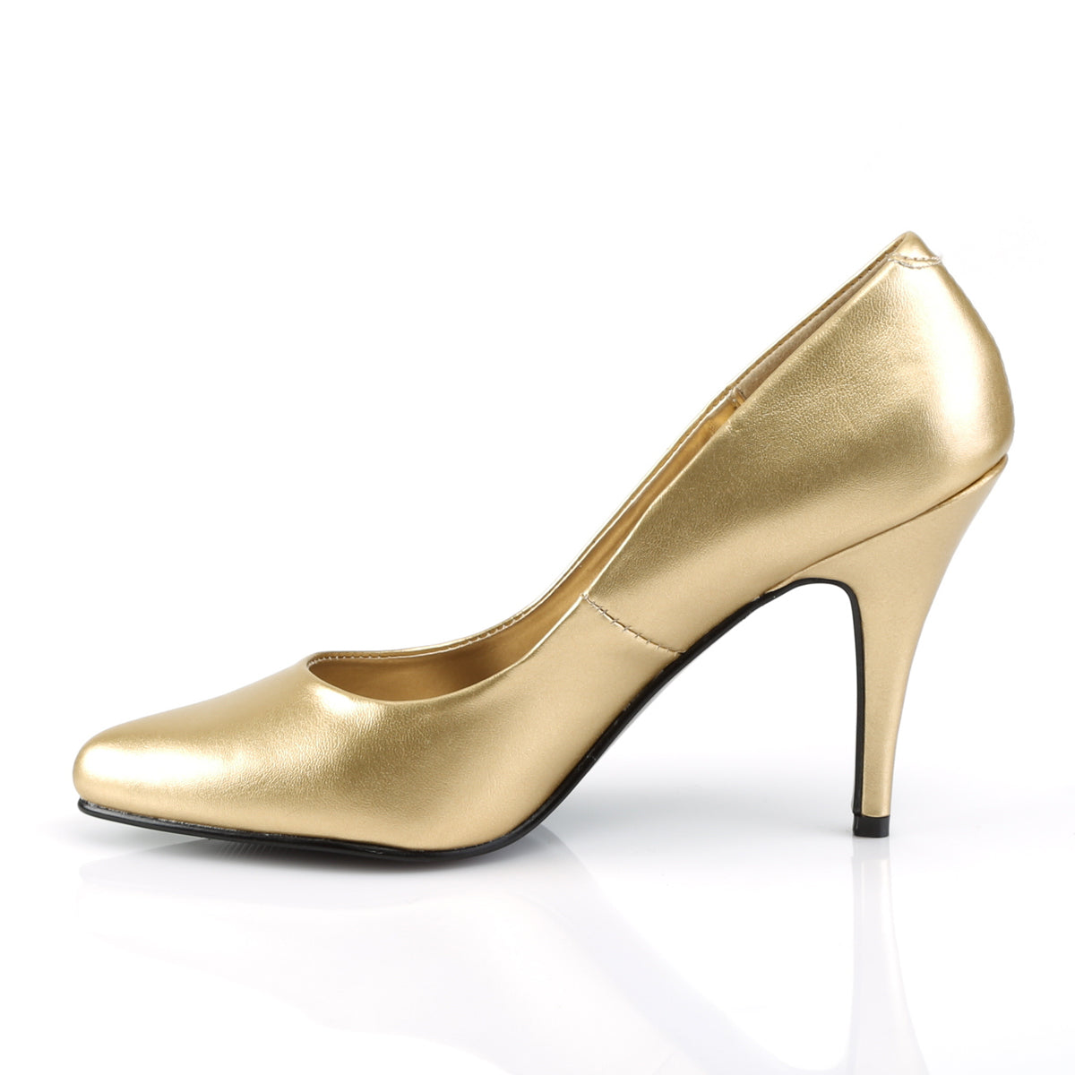 Pleaser Pompes pour femmes VANITY-420 Cuir en fausse or