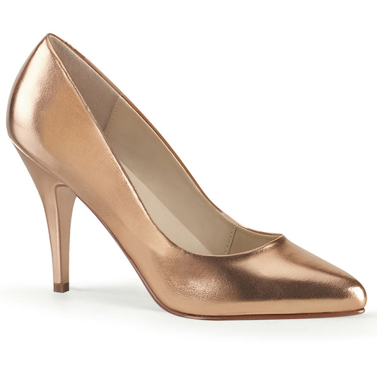 Pleaser Pompes pour femmes VANITY-420 PU métallique or rose