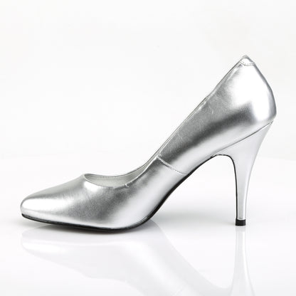 Pleaser Womens Pumps VANITY-420 Slv Faux Leather