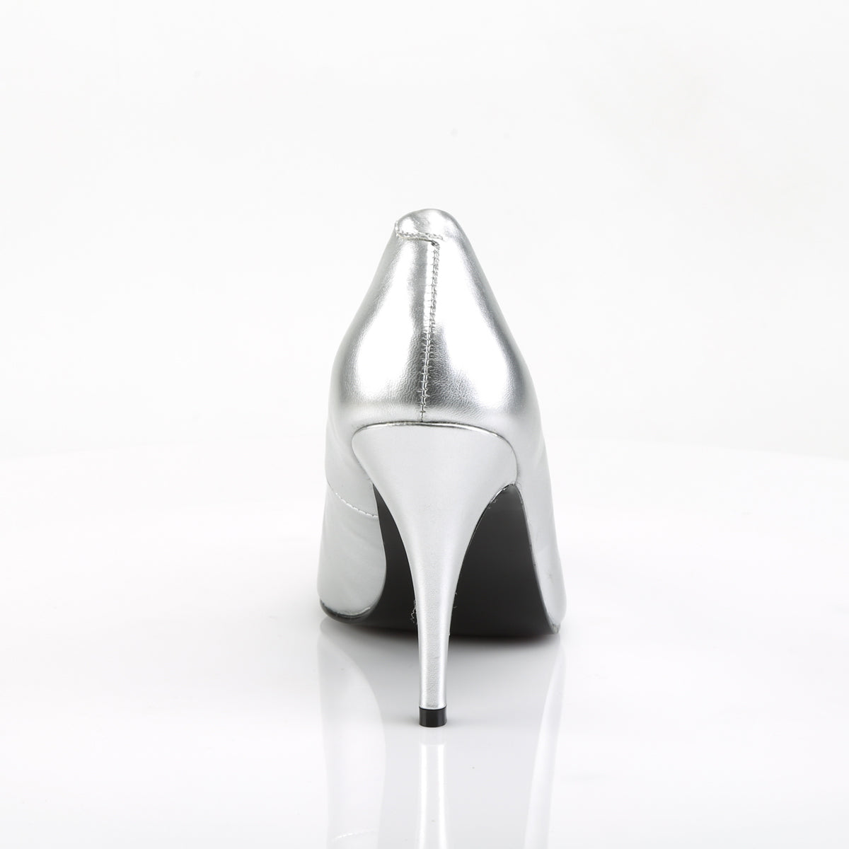 Pleaser Womens Pumps VANITY-420 Slv Faux Leather