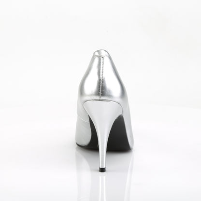 Pleaser Womens Pumps VANITY-420 Slv Faux Leather