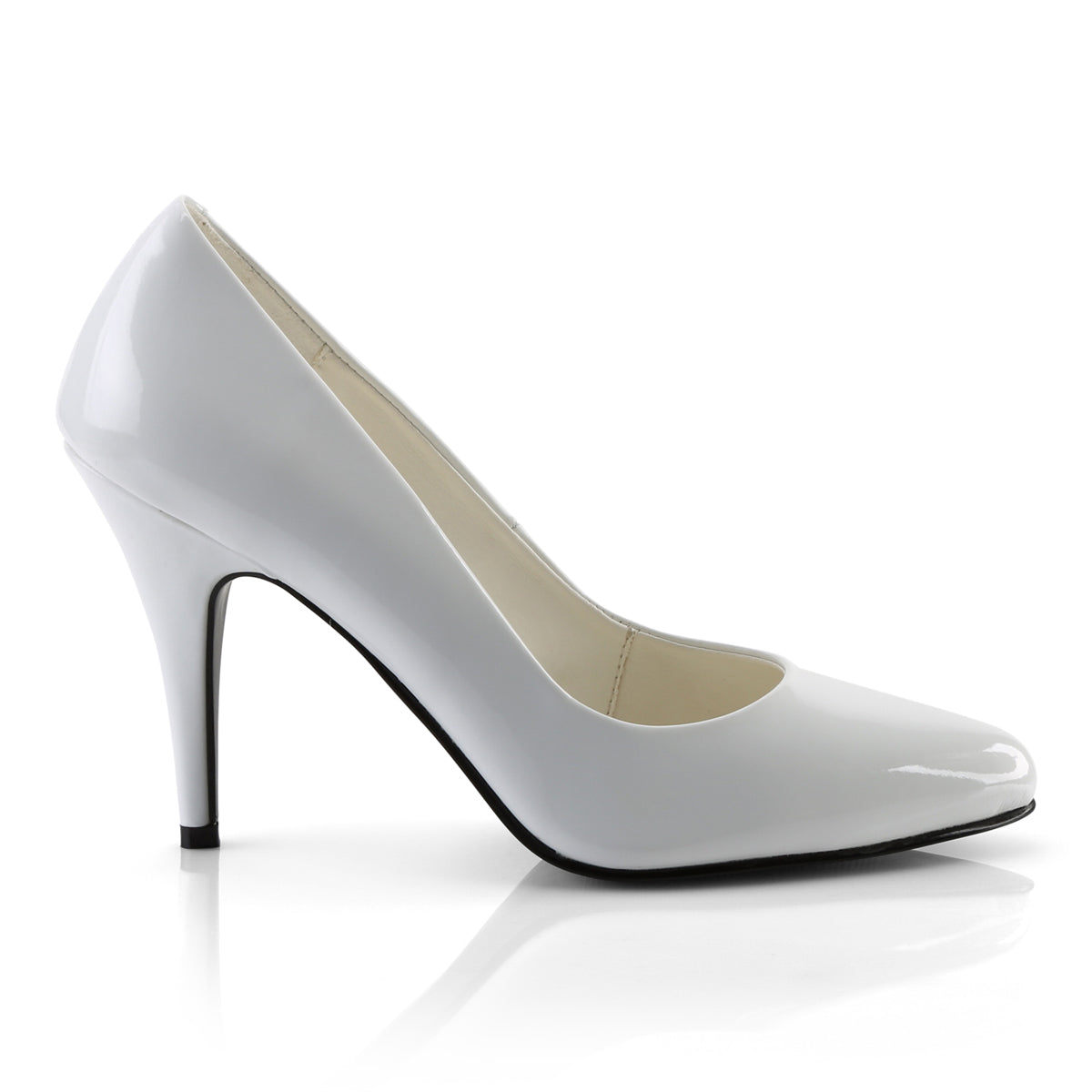 Pleaser Womens Pumps VANITY-420 Wht Pat