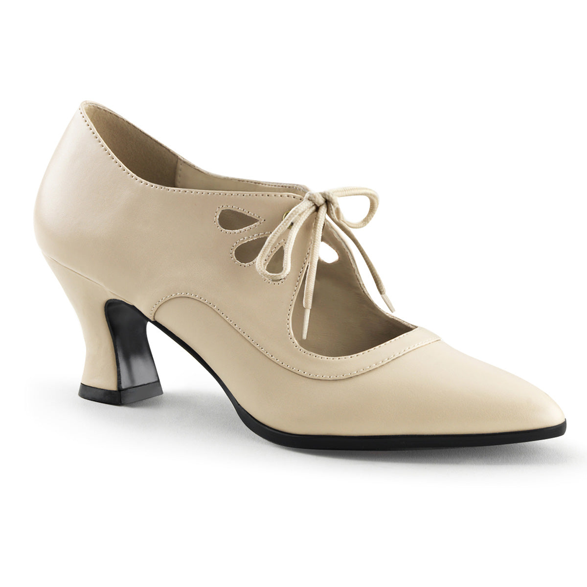 Funtasma Bottines pour femmes VICTORIAN-03 crème PU