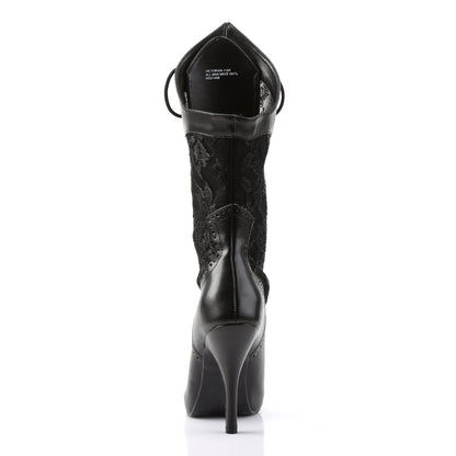 Funtasma Bottines pour femmes VICTORIAN-116x blk pu-dentelle