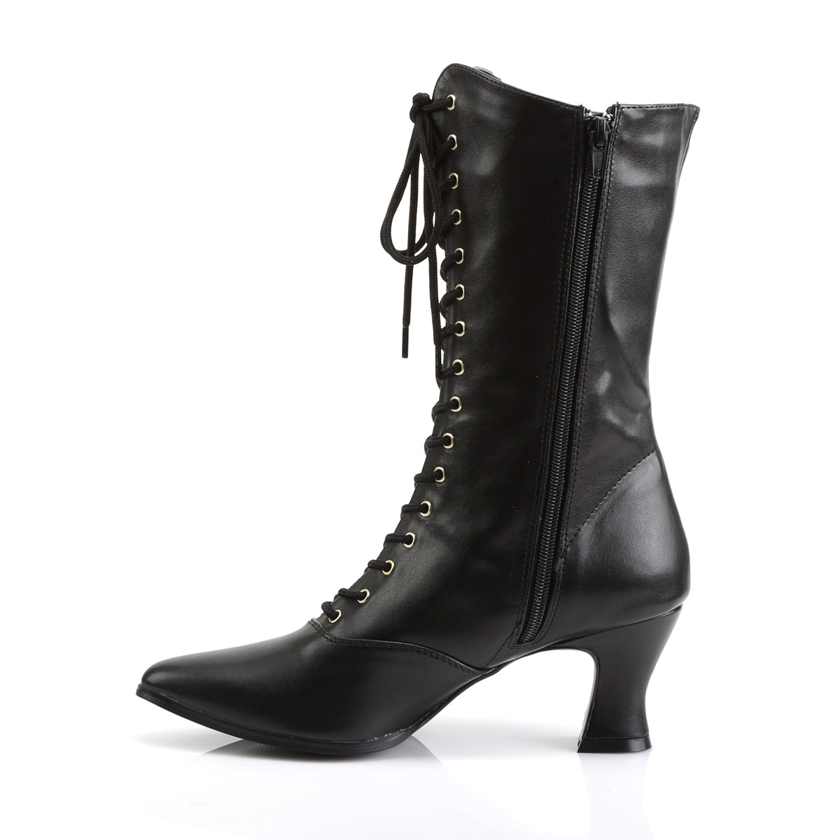 Funtasma Womens Ankle Boots VICTORIAN-120 Blk Pu