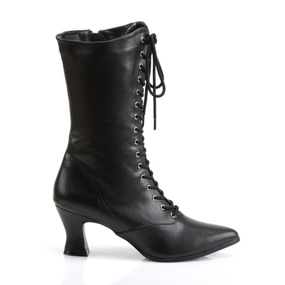 Funtasma Womens Ankle Boots VICTORIAN-120 Blk Pu