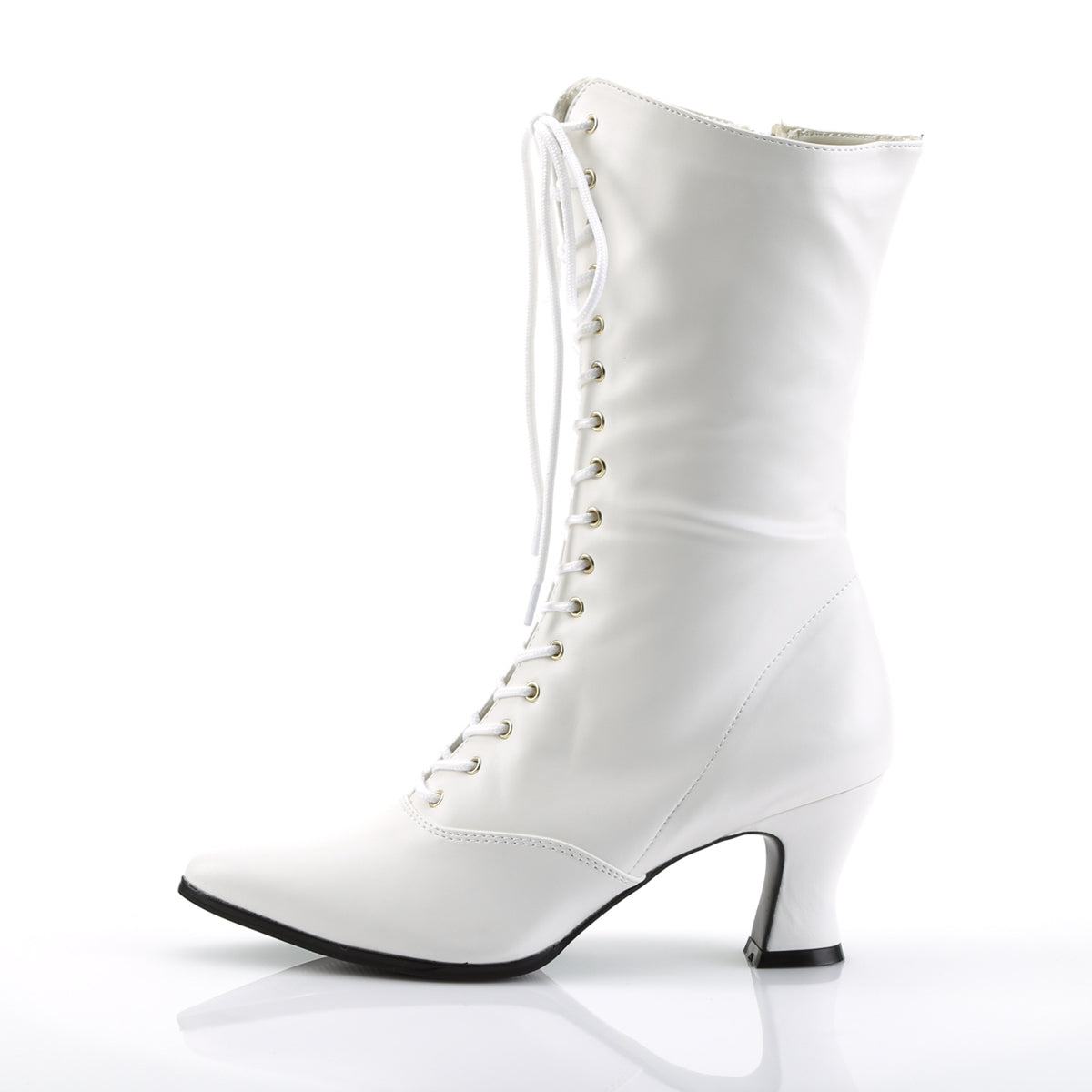 Funtasma Womens Ankle Boots VICTORIAN-120 Wht Pu