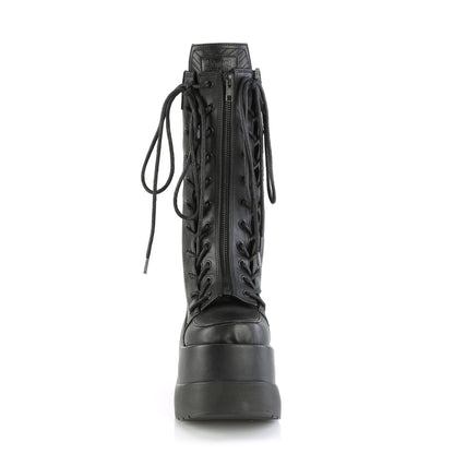 DemoniaCult  Boots VOID-118 Blk Vegan Leather-Pat