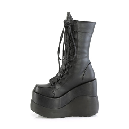 DemoniaCult  Boots VOID-118 Blk Vegan Leather-Pat