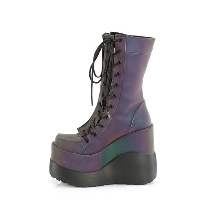 DemoniaCult  Bottes VOID-118 Multi réfléchissant vert