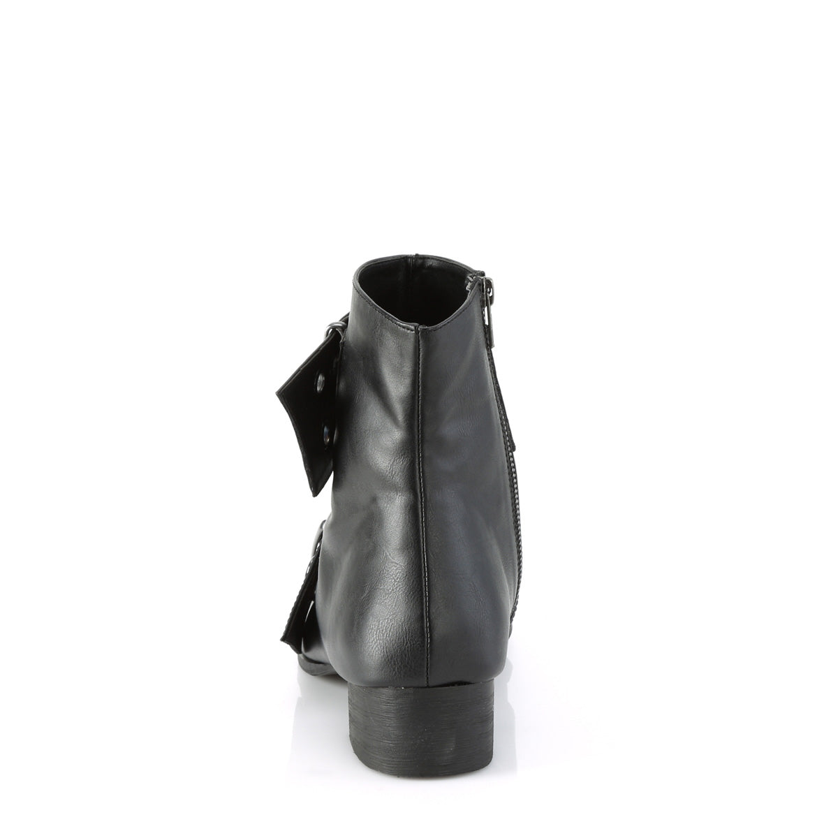 DemoniaCult Bottes pour hommes WARLOCK-55 Cuir végétalien BLK