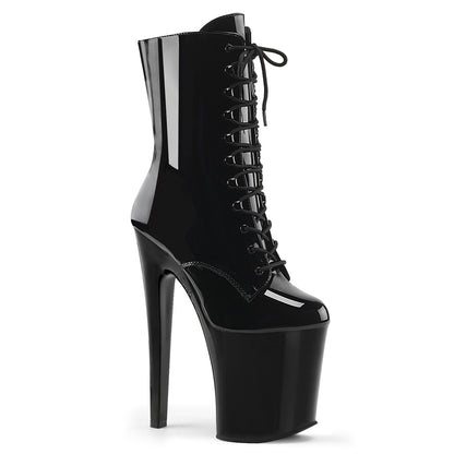 Pleaser Bottines pour femmes XTREME-1020 BLK PAT / BLK